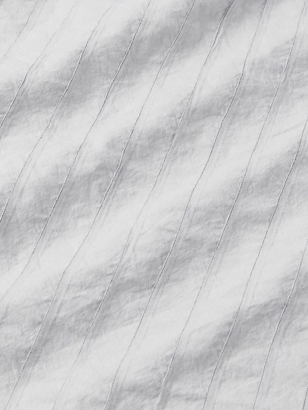 Bagolo Camp-Collar Striped Crinkled Cotton-Poplin Shirt - CU Bagolo Camp-Collar Striped Crinkled Cotton-Poplin Shirt - CU