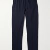 Joaquin Straight-Leg Cotton-Seersucker Trousers