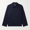 Cotton-Seersucker Overshirt