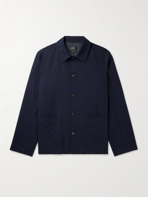 Cotton-Seersucker Overshirt Cotton-Seersucker Overshirt