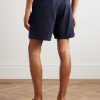 Bulldog Slim-Fit Straight-Leg Stretch-Linen and Lyocell-Blend Shorts - BK Bulldog Slim-Fit Straight-Leg Stretch-Linen and Lyocell-Blend Shorts - BK