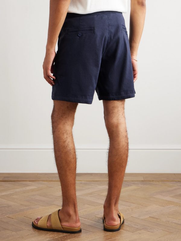Bulldog Slim-Fit Straight-Leg Stretch-Linen and Lyocell-Blend Shorts - BK Bulldog Slim-Fit Straight-Leg Stretch-Linen and Lyocell-Blend Shorts - BK