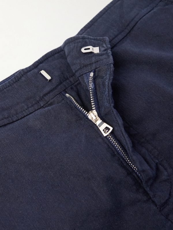 Bulldog Slim-Fit Straight-Leg Stretch-Linen and Lyocell-Blend Shorts - CU Bulldog Slim-Fit Straight-Leg Stretch-Linen and Lyocell-Blend Shorts - CU