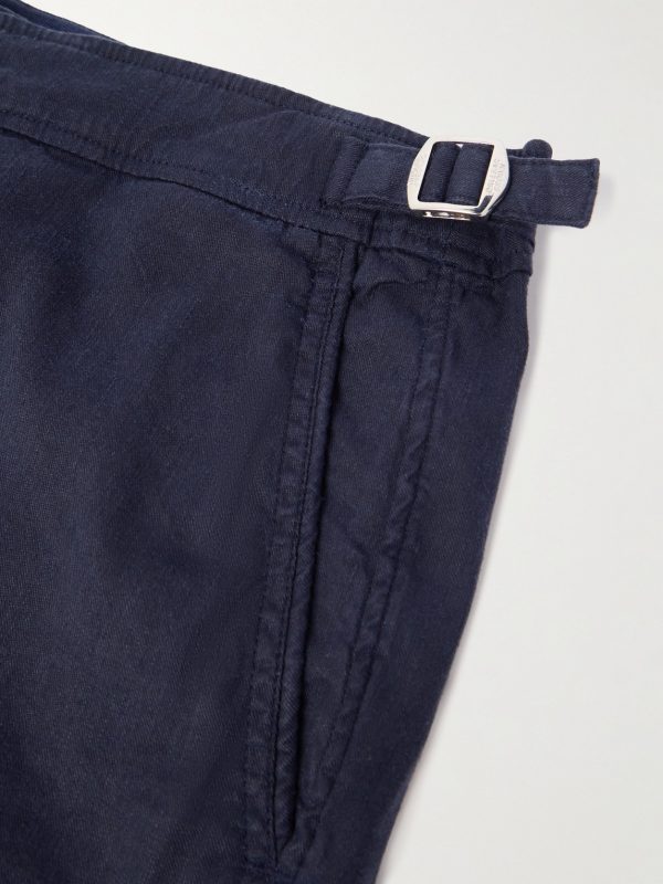 Bulldog Slim-Fit Straight-Leg Stretch-Linen and Lyocell-Blend Shorts - E1 Bulldog Slim-Fit Straight-Leg Stretch-Linen and Lyocell-Blend Shorts - E1