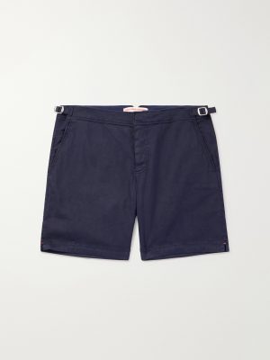 Bulldog Slim-Fit Straight-Leg Stretch-Linen and Lyocell-Blend Shorts Bulldog Slim-Fit Straight-Leg Stretch-Linen and Lyocell-Blend Shorts