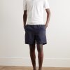 Alex Straight-Leg Linen Drawstring Shorts - OU Alex Straight-Leg Linen Drawstring Shorts - OU