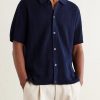 Tiernan Ribbed Cotton Polo Shirt - FR Tiernan Ribbed Cotton Polo Shirt - FR