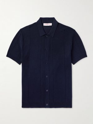 Tiernan Ribbed Cotton Polo Shirt Tiernan Ribbed Cotton Polo Shirt
