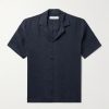 Maitan Camp-Collar Linen Shirt Maitan Camp-Collar Linen Shirt