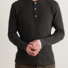 Slim-Fit Textured-Cotton Henley T-Shirt - FR Slim-Fit Textured-Cotton Henley T-Shirt - FR