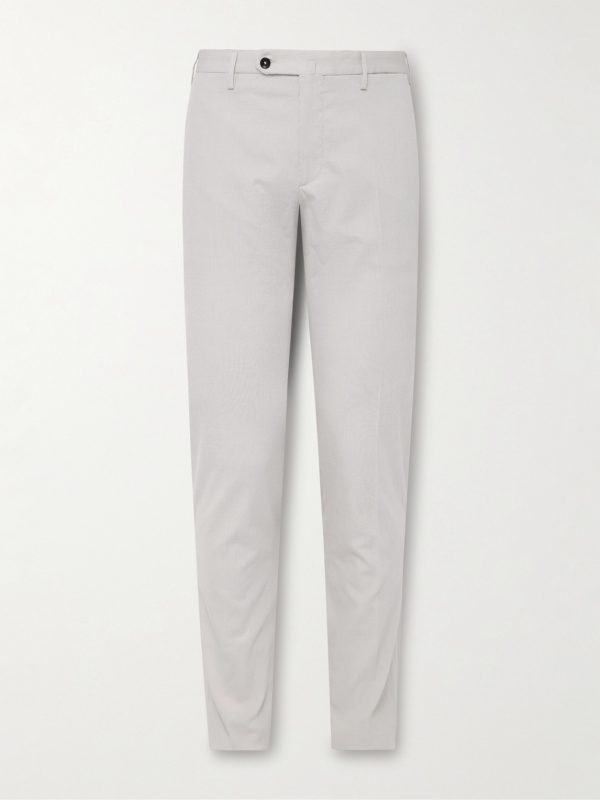 Venezia 1951 Slim-Fit Pinstriped Cotton-Blend Seersucker Trousers Venezia 1951 Slim-Fit Pinstriped Cotton-Blend Seersucker Trousers