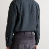 Eric Camp-Collar Garment-Dyed Lyocell and Cotton-Blend Shirt - BK Eric Camp-Collar Garment-Dyed Lyocell and Cotton-Blend Shirt - BK