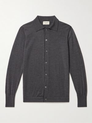 Brent Merino Wool Cardigan