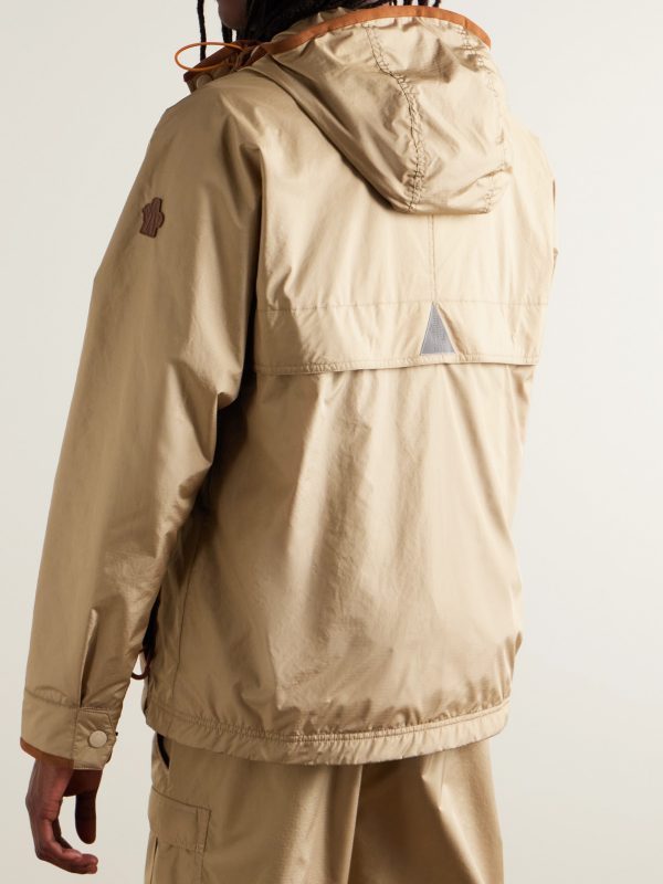 Rutor Logo-Appliquéd Padded Ripstop Field Jacket - BK