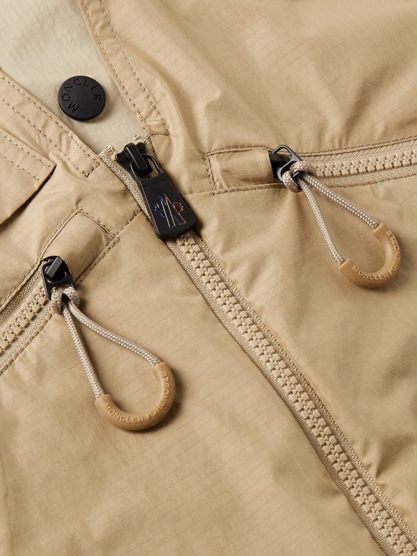 Combal Logo-Appliquéd Alcantara®-Trimmed Layered Ripstop Jacket - CU Combal Logo-Appliquéd Alcantara®-Trimmed Layered Ripstop Jacket - CU
