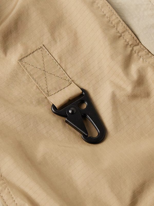 Combal Logo-Appliquéd Alcantara®-Trimmed Layered Ripstop Jacket - E1 Combal Logo-Appliquéd Alcantara®-Trimmed Layered Ripstop Jacket - E1