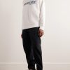 Logo-Appliquéd Cotton-Jersey Hoodie - OU