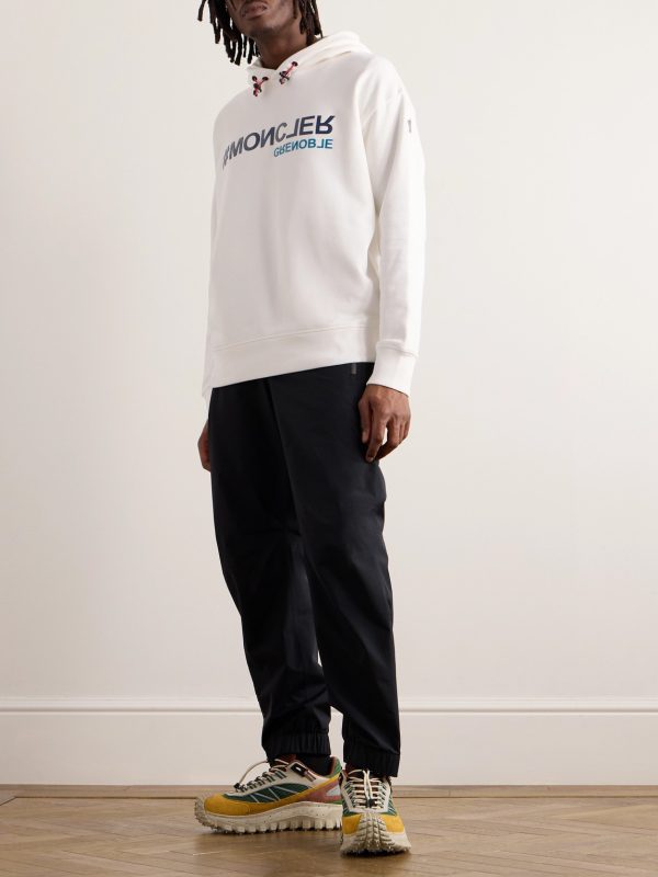 Logo-Appliquéd Cotton-Jersey Hoodie - OU
