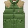 Veny Cotton Canvas-Trimmed Logo-Appliquéd Quilted Shell Down Gilet