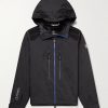 Vert Logo-Appliquéd Polartec® Alpha® Crinkled-Shell and Mesh Hooded Jacket Vert Logo-Appliquéd Polartec® Alpha® Crinkled-Shell and Mesh Hooded Jacket