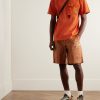 Logo-Appliquéd Shell-Trimmed Combed Cotton-Jersey T-Shirt - OU Logo-Appliquéd Shell-Trimmed Combed Cotton-Jersey T-Shirt - OU