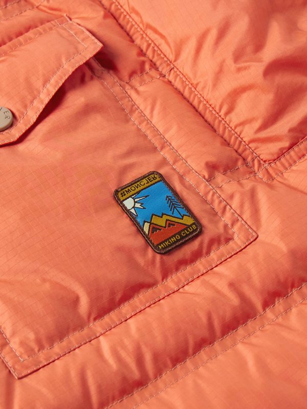 Lavachey Logo-Appliquéd Quilted Ripstop Down Jacket - E1 Lavachey Logo-Appliquéd Quilted Ripstop Down Jacket - E1
