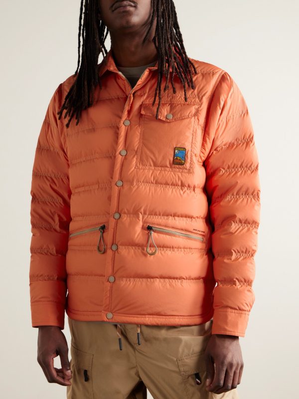 Lavachey Logo-Appliquéd Quilted Ripstop Down Jacket - FR Lavachey Logo-Appliquéd Quilted Ripstop Down Jacket - FR