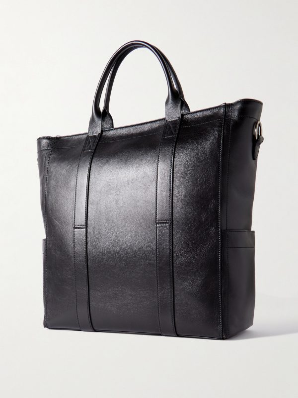Mariner Elvis Leather Tote Bag - BK Mariner Elvis Leather Tote Bag - BK