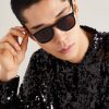 D-Frame Recycled-Acetate Sunglasses - OU