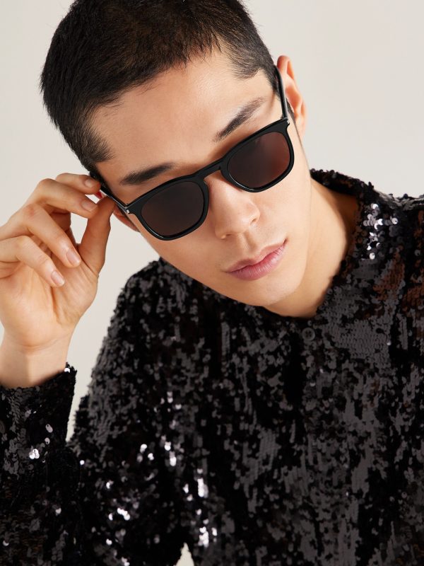 D-Frame Recycled-Acetate Sunglasses - OU