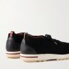 360 Flexy Walk Leather-Trimmed Knitted Wish® Wool Sneakers - BK 360 Flexy Walk Leather-Trimmed Knitted Wish® Wool Sneakers - BK
