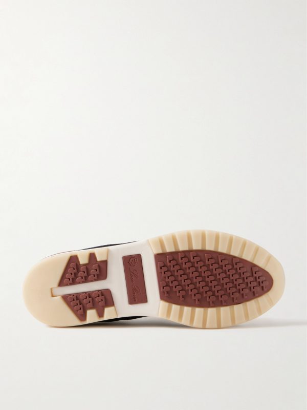 360 Flexy Walk Leather-Trimmed Knitted Wish® Wool Sneakers - E1 360 Flexy Walk Leather-Trimmed Knitted Wish® Wool Sneakers - E1