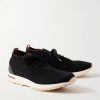 360 Flexy Walk Leather-Trimmed Knitted Wish® Wool Sneakers - FR 360 Flexy Walk Leather-Trimmed Knitted Wish® Wool Sneakers - FR