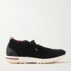 360 Flexy Walk Leather-Trimmed Knitted Wish® Wool Sneakers 360 Flexy Walk Leather-Trimmed Knitted Wish® Wool Sneakers