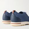 360 Flexy Leather-Trimmed Knitted Wish® Wool Sneakers - BK 360 Flexy Leather-Trimmed Knitted Wish® Wool Sneakers - BK