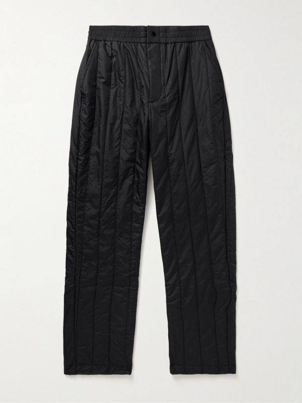 Carlyle Logo-Appliquéd Quilted Padded Shell Trousers Carlyle Logo-Appliquéd Quilted Padded Shell Trousers
