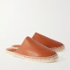 Seaside Walk Leather Backless Espadrilles - FR Seaside Walk Leather Backless Espadrilles - FR