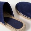 Seaside Walk Suede Backless Espadrilles - CU