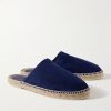 Seaside Walk Suede Backless Espadrilles - FR