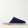 Seaside Walk Suede Backless Espadrilles