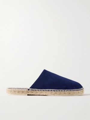 Seaside Walk Suede Backless Espadrilles Seaside Walk Suede Backless Espadrilles