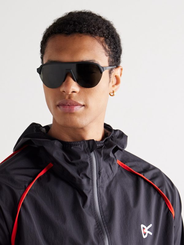 Nagata Speed Blade Nylon and Titanium Polarised Sunglasses - OU Nagata Speed Blade Nylon and Titanium Polarised Sunglasses - OU