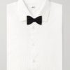 Cutaway-Collar Embroidered Cotton-Poplin Tuxedo Shirt - E1