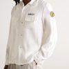Keesey Convertible-Collar Appliquéd Embroidered Woven Shirt - FR Keesey Convertible-Collar Appliquéd Embroidered Woven Shirt - FR