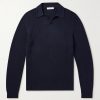 Textured Organic Cotton Polo Shirt Textured Organic Cotton Polo Shirt