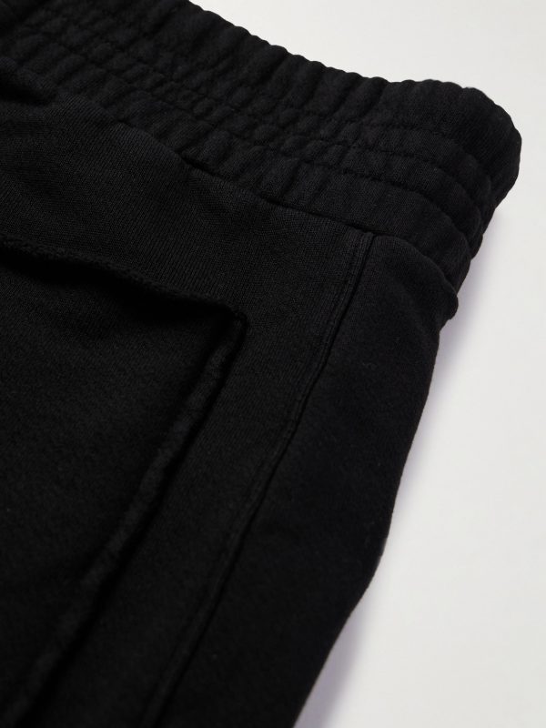 Straight-Leg Heavyweight Structured-Fleece Cotton-Jersey Drawstring Shorts - CU Straight-Leg Heavyweight Structured-Fleece Cotton-Jersey Drawstring Shorts - CU