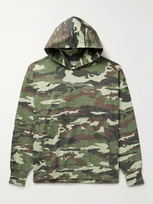 Franklin Crystal-Embellished Camouflage-Print Cotton-Jersey Hoodie Franklin Crystal-Embellished Camouflage-Print Cotton-Jersey Hoodie
