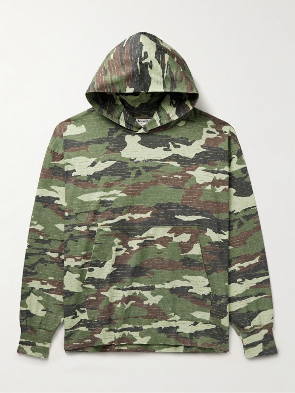 Franklin Crystal-Embellished Camouflage-Print Cotton-Jersey Hoodie Franklin Crystal-Embellished Camouflage-Print Cotton-Jersey Hoodie