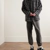 Tapered Logo-Appliquéd Cotton-Jersey Sweatpants - OU Tapered Logo-Appliquéd Cotton-Jersey Sweatpants - OU