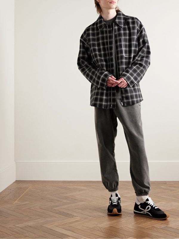 Tapered Logo-Appliquéd Cotton-Jersey Sweatpants - OU Tapered Logo-Appliquéd Cotton-Jersey Sweatpants - OU